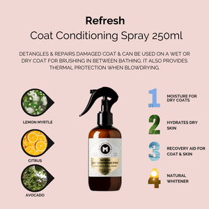 Refresh Coat Conditioning Spray 250ml - Melanie Newman USA