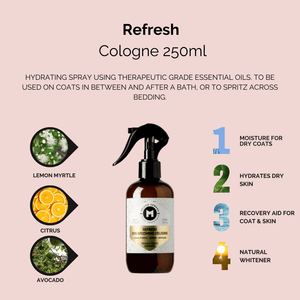 Refresh Dog Grooming Cologne - Melanie Newman USA